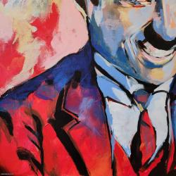 Original Acryl Painting Charlie  120 x 100 cm, No frame