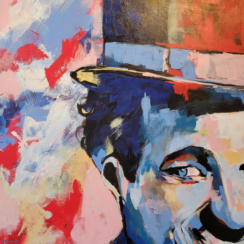 Original Acryl Painting Charlie  120 x 100 cm, No frame