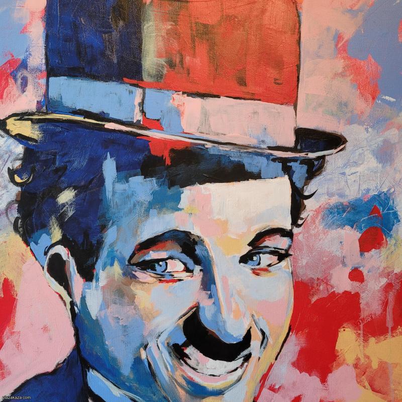 Original Acryl Painting Charlie  120 x 100 cm, No frame