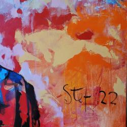 Original Acryl Painting Charlie  120 x 100 cm, No frame