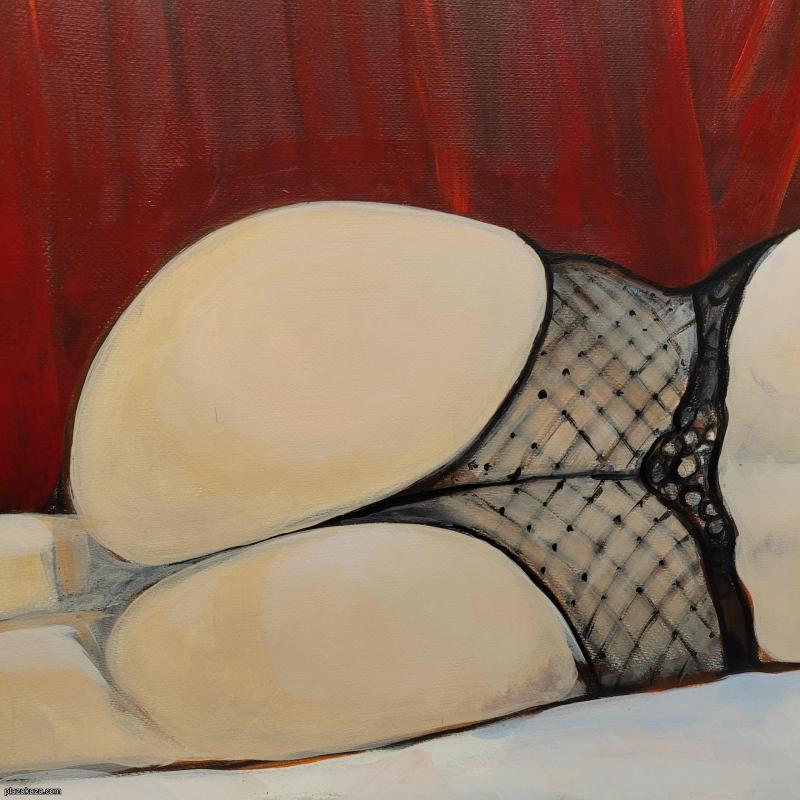 Acryl painting This is not Victoria's Secret  on Paper 70 x 100 cm, No frame