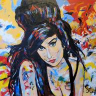 Amy  Original Acryl Painting100 x 120 cm, No frame