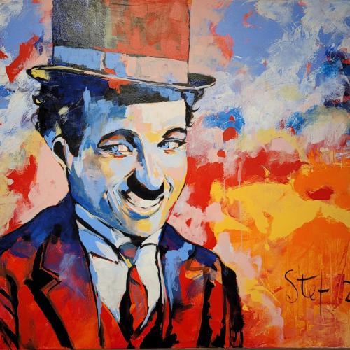 Original Acryl Painting Charlie  120 x 100 cm, No frame