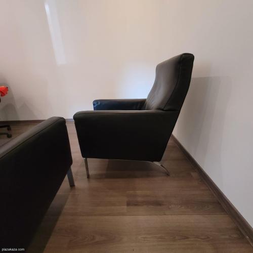 2 leren fauteuils van Molinari
