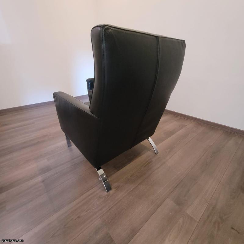 2 leren fauteuils van Molinari