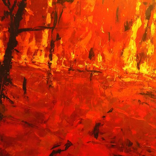 Acryl Painting "Californian Inferno"