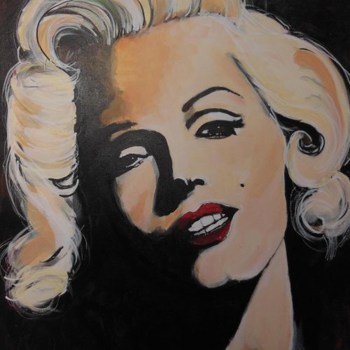 Acryl Painting "Marilyn Monroe" on canvas 60 x 80 cm
