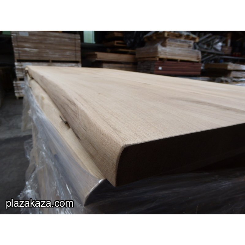 TREE TRUNK EDGE SOLID OAK DINING TABLE