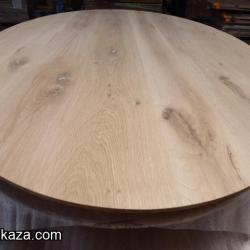 Massief Eikenhouten Ovale tafelbladen te koop. 220 x 110 x 4 cm dik