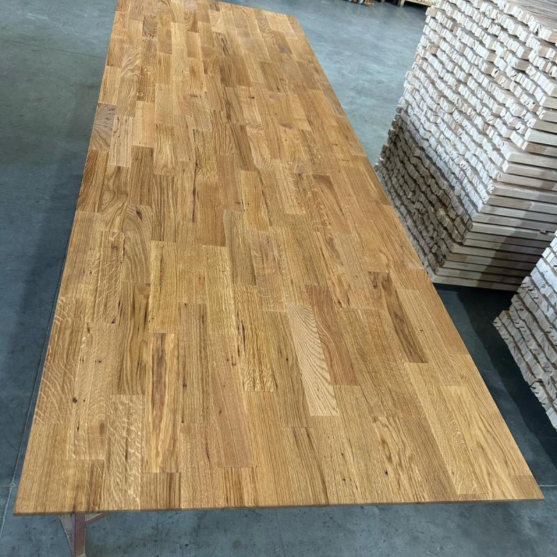Gelamineerd Eiken tafelblad 4 cm dik