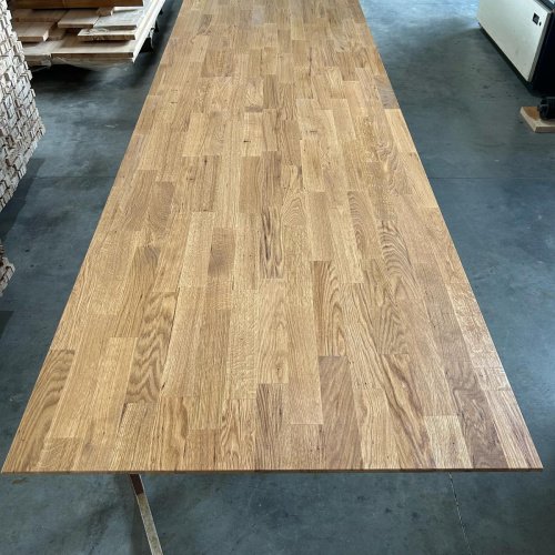 Gelamineerd Eiken tafelblad 4 cm dik