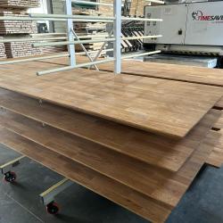 Gelamineerd Eiken tafelblad 4 cm dik