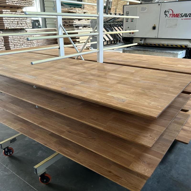 Gelamineerd Eiken tafelblad 4 cm dik