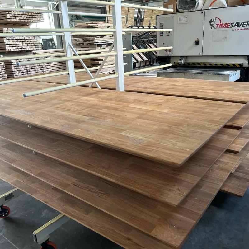 Gelamineerd Eiken tafelblad 4 cm dik